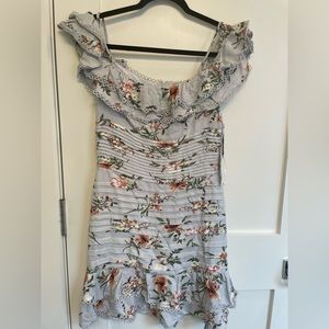 Blue Floral Dress